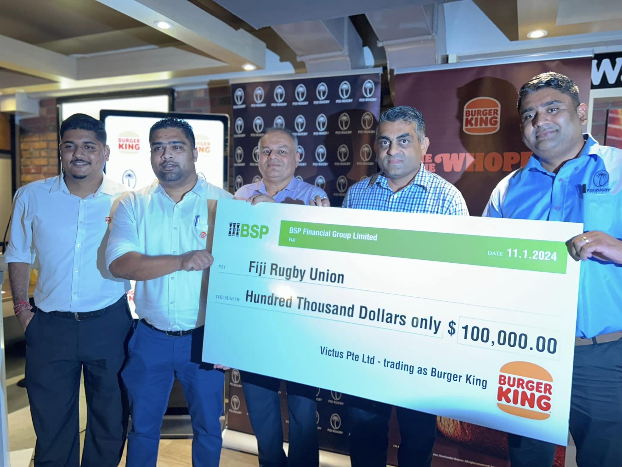 Official Website of Fiji Rugby Union » Fiji Rugby And Burger King Join  Forces To Ignite Passion On And Off The Field